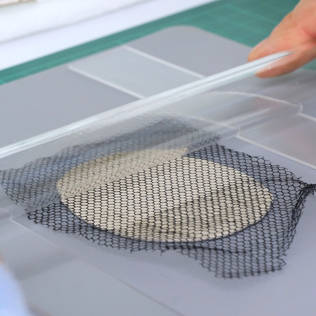 Metal Clay mit Texturnetz texturieren